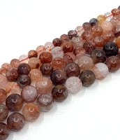 Fire Quartz beads in 6mm, 8mm and 10mm size