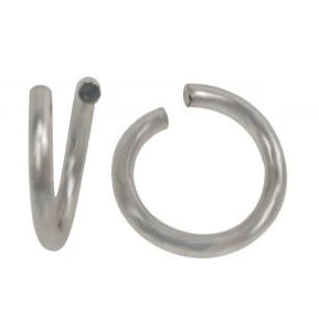 Sterling Silver Smooth Open Jump Rings 6X1mm | Bellaire Wholesale