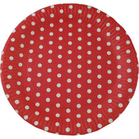 Party Paper Plates, Red | Bellaire Wholesale