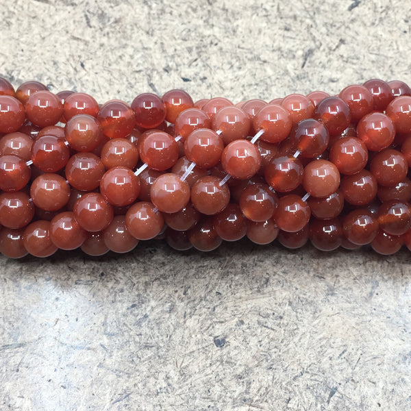 10mm Red Carnelian Bead | Bellaire Wholesale