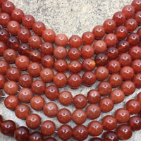 8mm Red Carnelian Bead | Bellaire Wholesale