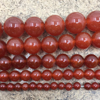 8mm Red Carnelian Bead | Bellaire Wholesale