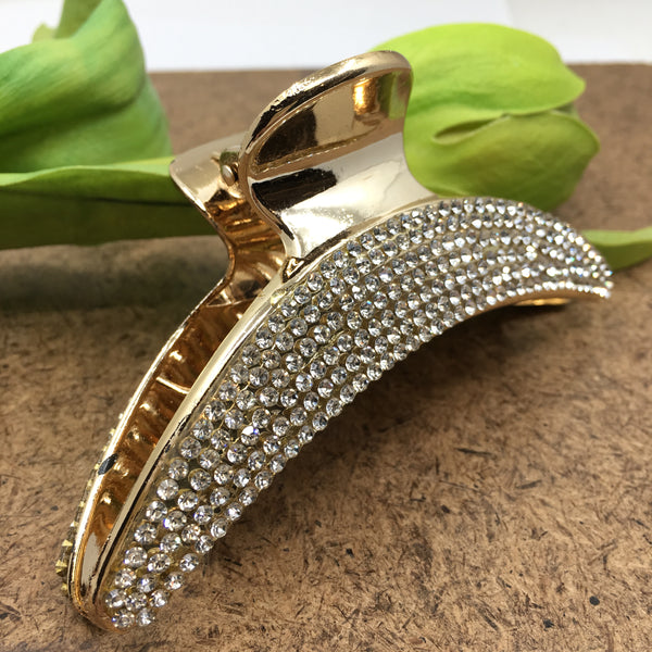 Hair Buckle with Rhinestone Stud Crystals | Bellaire Wholesale