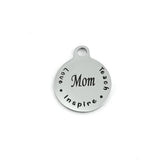 Mom Teach Love Inspire Engraved Charm | Bellaire Wholesale