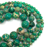 4mm Imperial Sediment Green Bead | Bellaire Wholesale