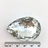 Glass Teardrop Pendant, Argentia Silver | Bellaire Wholesale