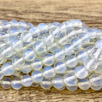 12mm White Opalite Beads | Bellaire Wholesale