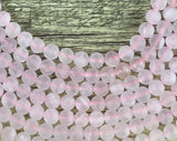 10mm Frosted Rose Quartz Bead | Bellaire Wholesale