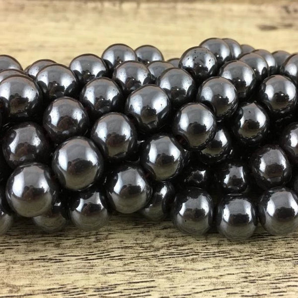 8mm Magnetic Hematite Bead | Bellaire Wholesale