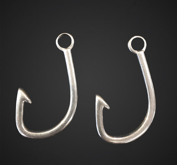 Stainless Steel Fish Hook Charm | Bellaire Wholesale