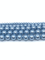 Baby Blue Shell Pearls, 4mm, 6mm, 8mm Sizes