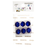 12mm Swarovski Rivoli Stones, Majestic Blue | Bellaire Wholesale