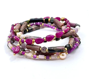 Berry Romance – Burgundy, Blush Pink & Grey