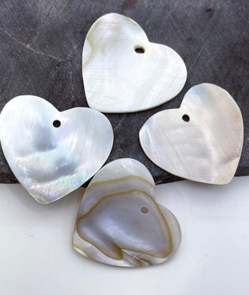 Heart Mother of Pearl Pendant (1pc)