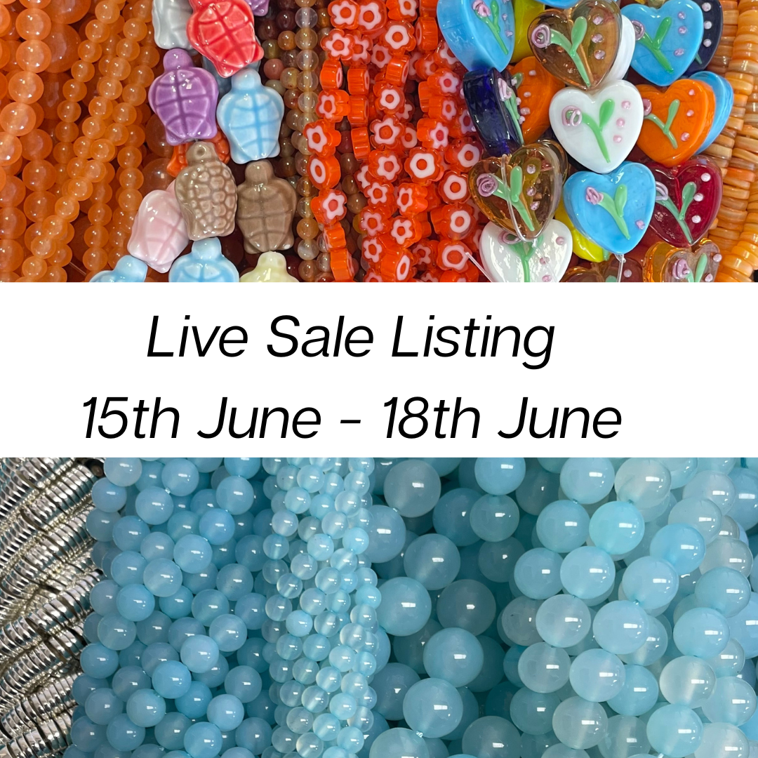 Live Sale Listing For 15th June - 18th June the_beaded_path ( 38 items of beads & findings)