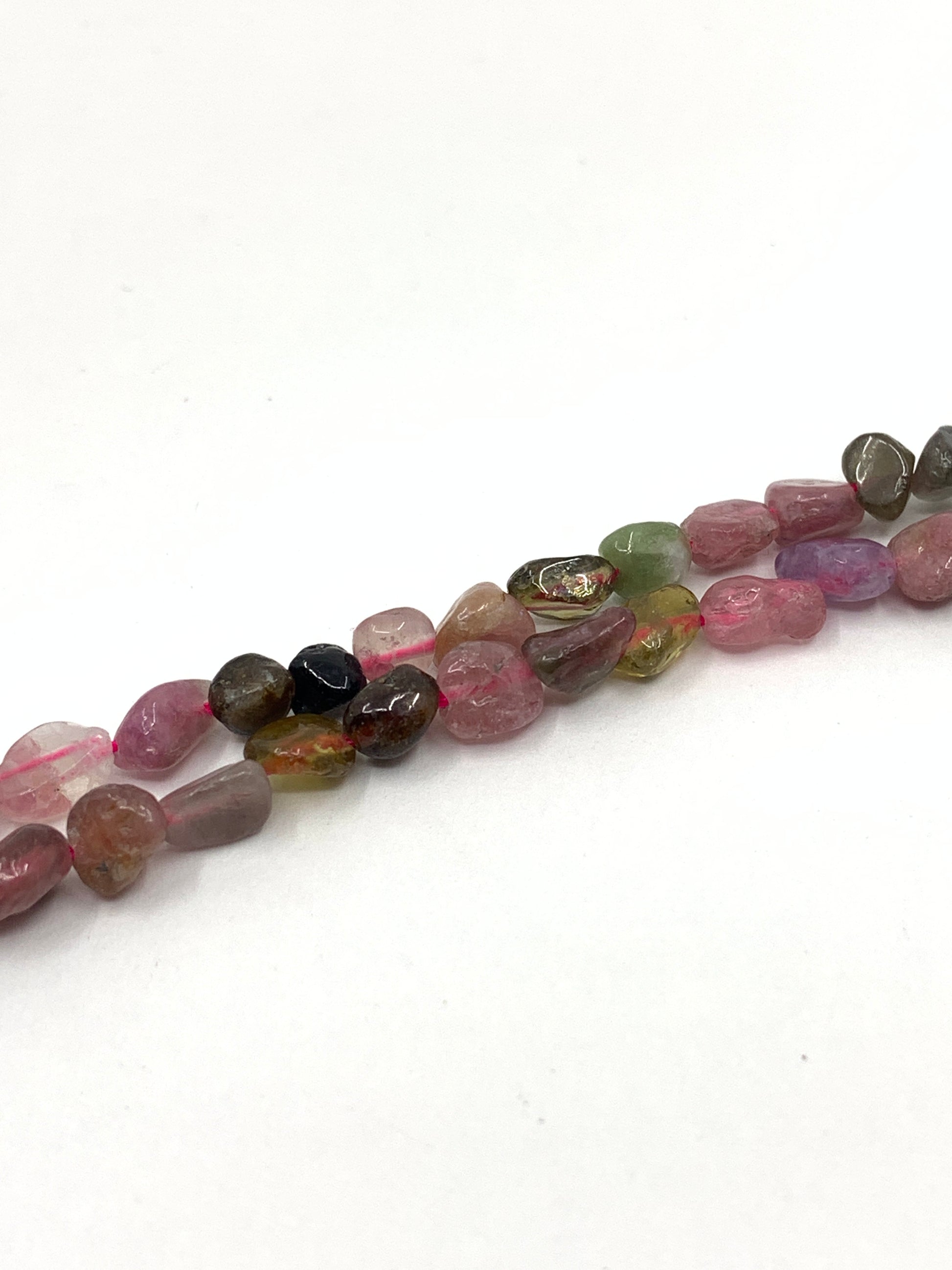 Tourmaline nugget beads