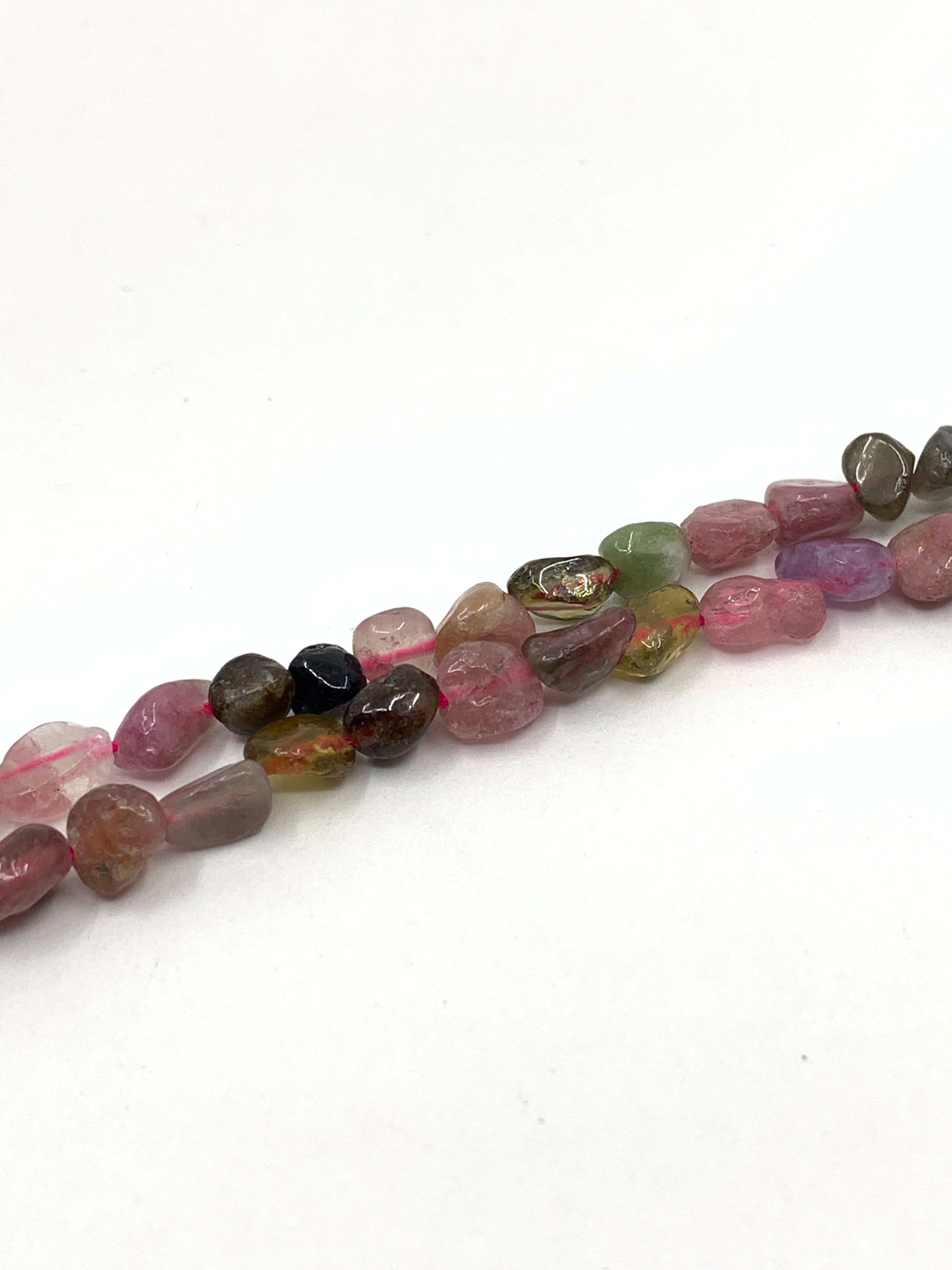 Tourmaline nugget beads