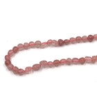Strawberry nugget beads