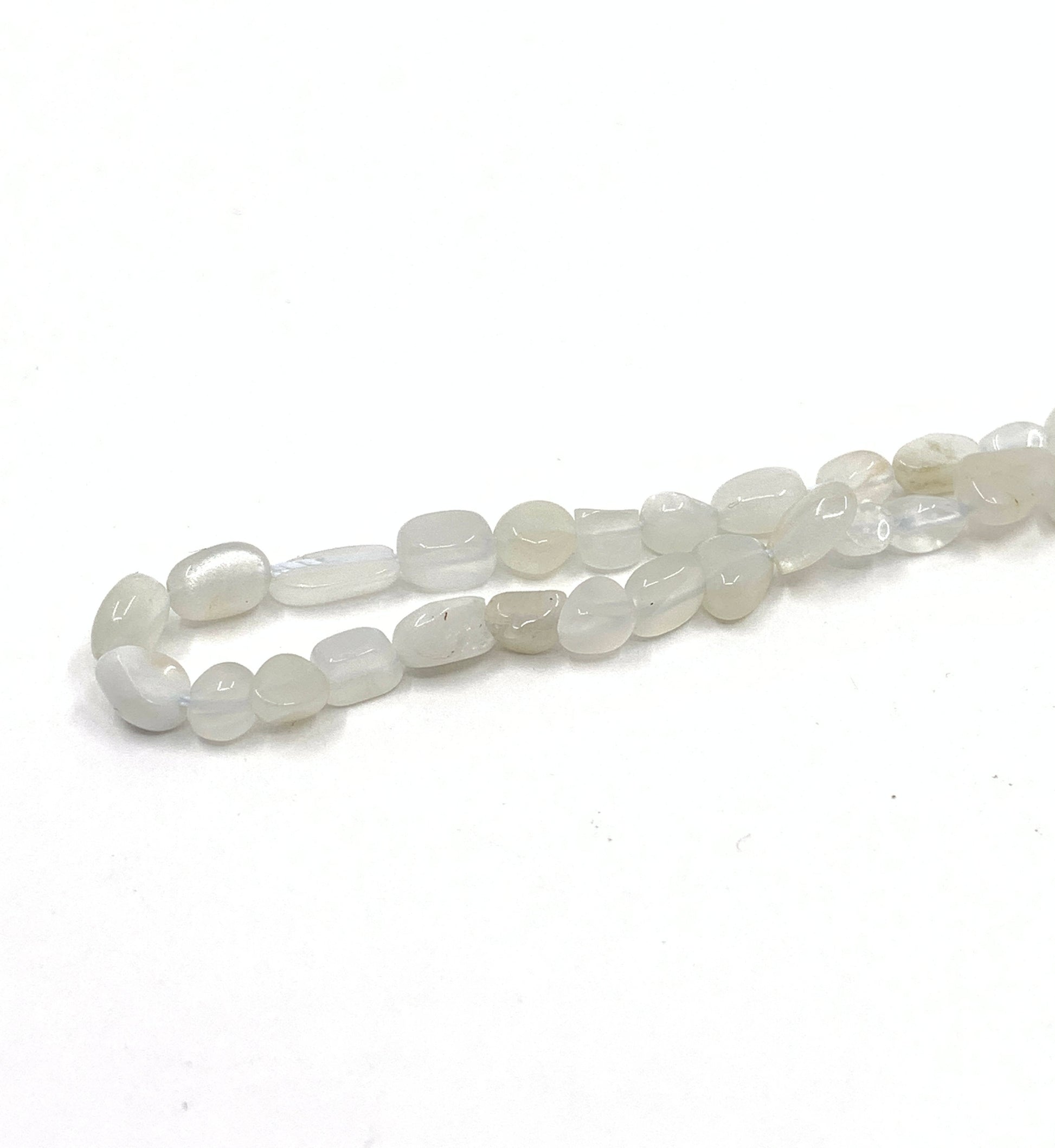 Moonstone nugget beads