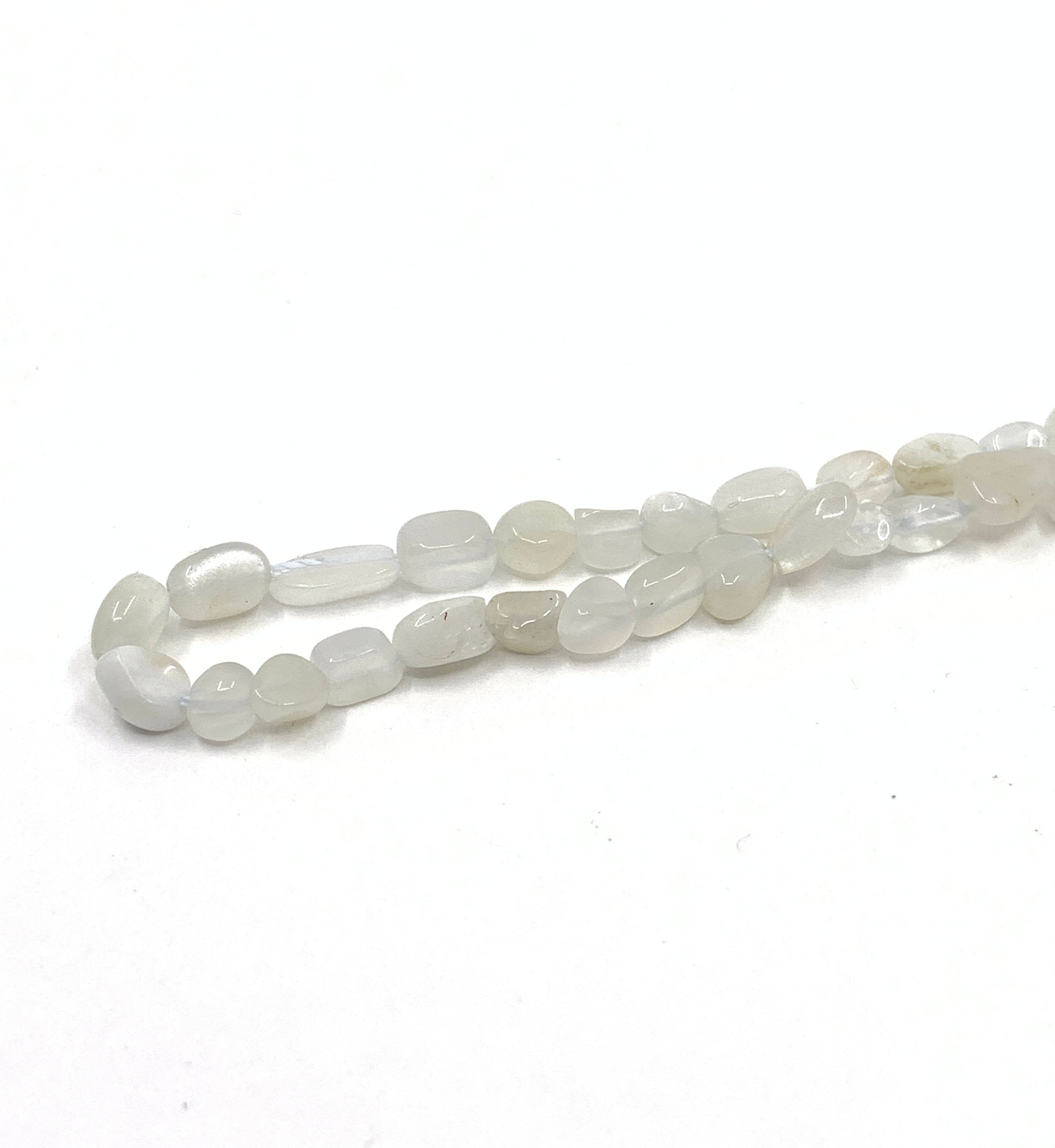 Moonstone nugget beads