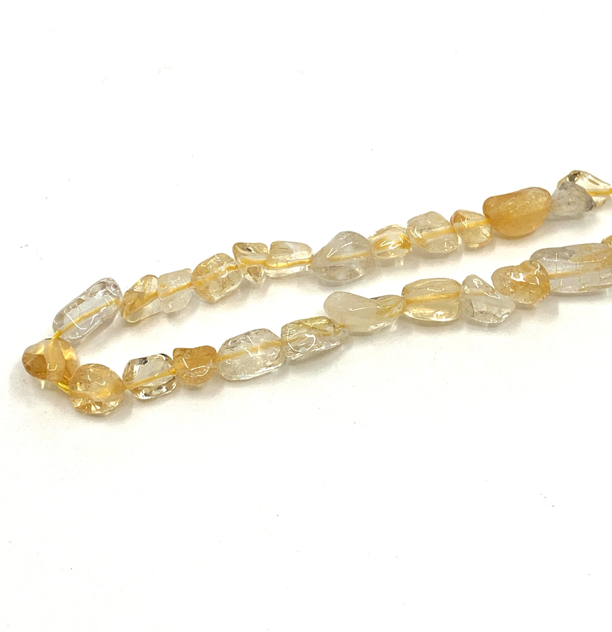 Citrine  Gemstone nugget beads