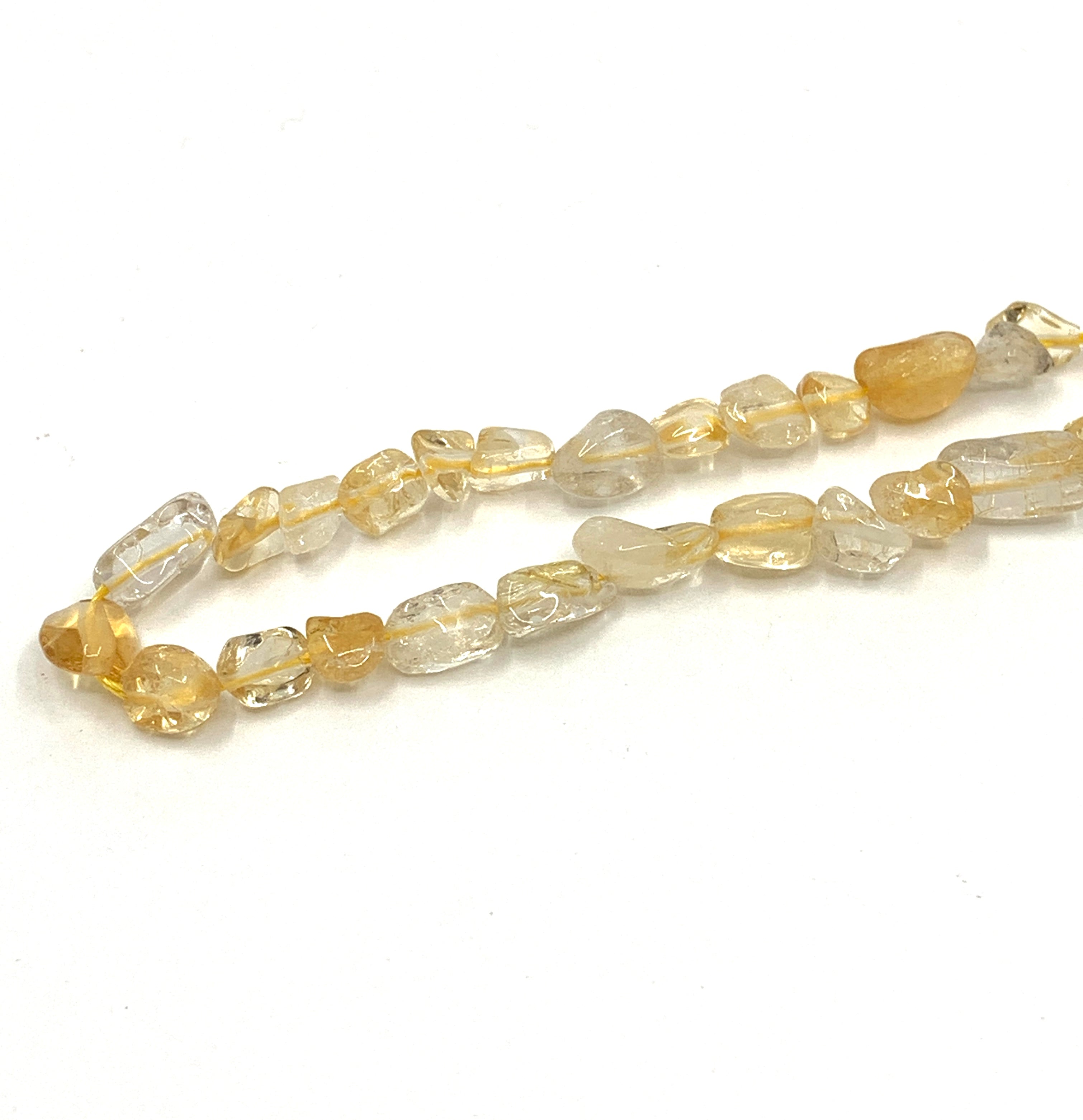 Citrine  Gemstone nugget beads