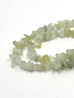 Lemon Green Jade gemstone chips