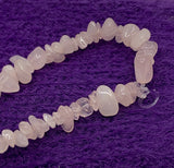 Rose quartz gemstone beads