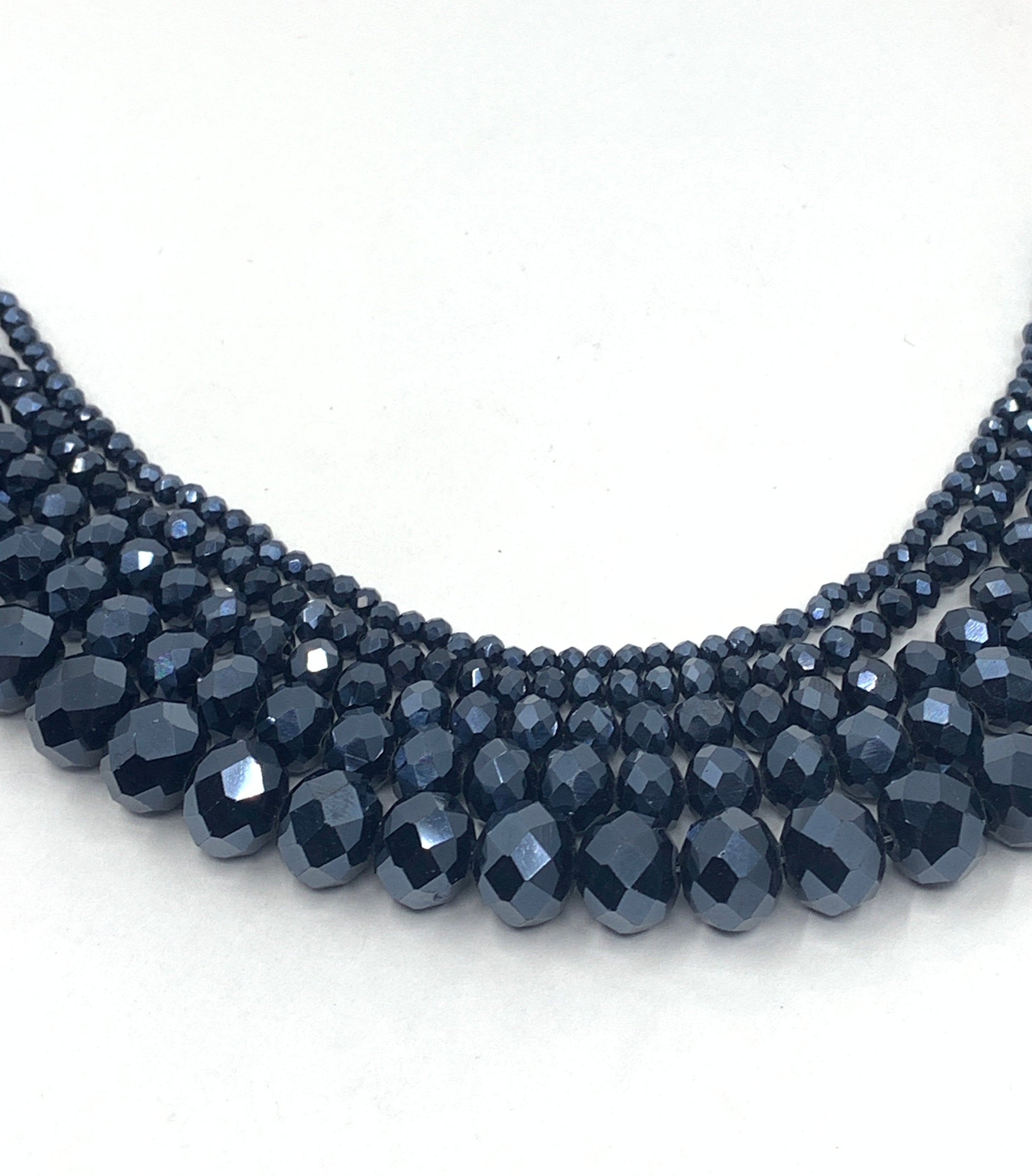 Opaque Montana Blue Glass Beads