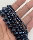 Opaque Montana Blue Glass Beads