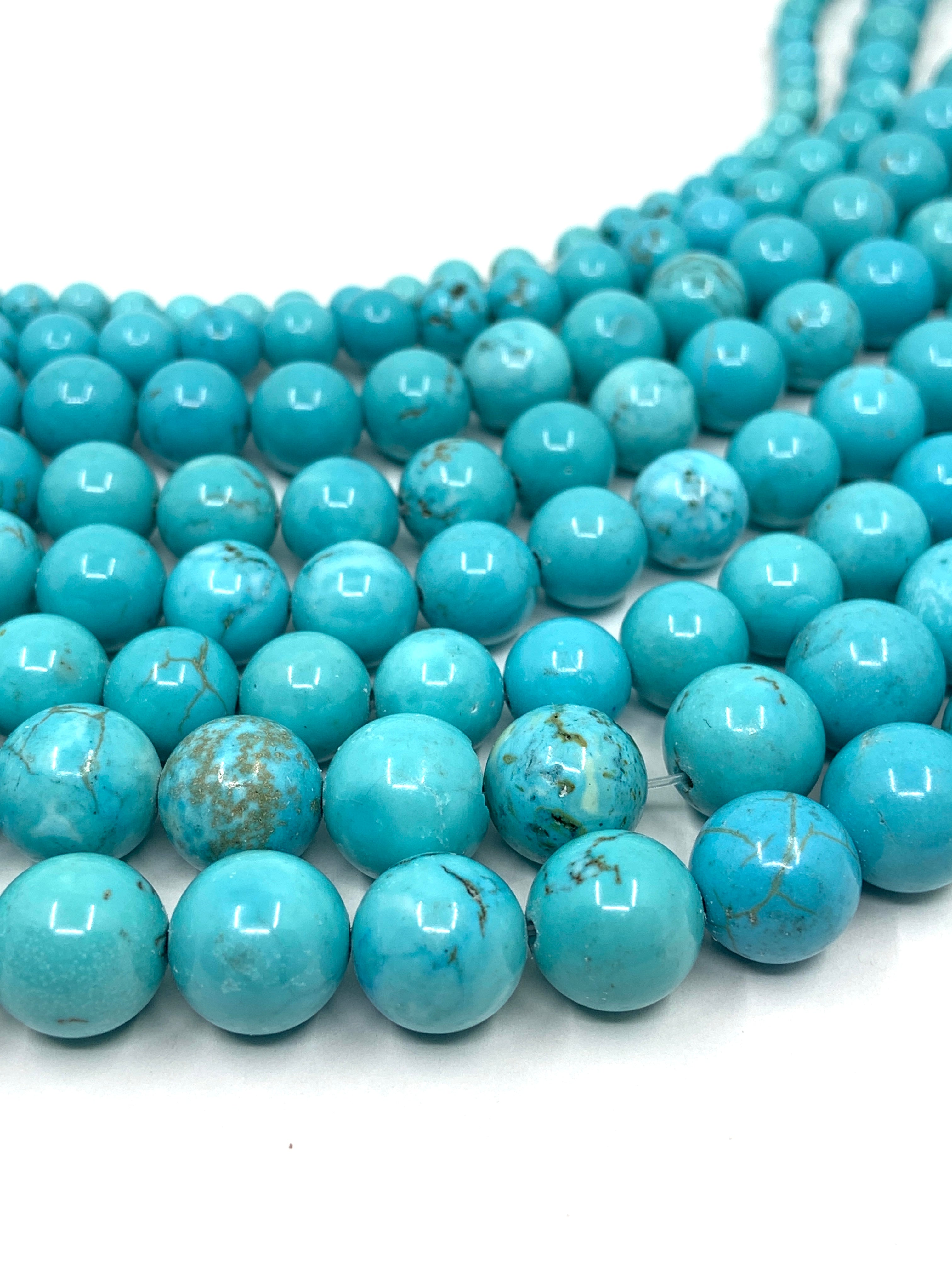 6mm Blue Turquoise Bead | Bellaire Wholesale