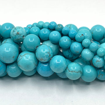 6mm Blue Turquoise Bead | Bellaire Wholesale