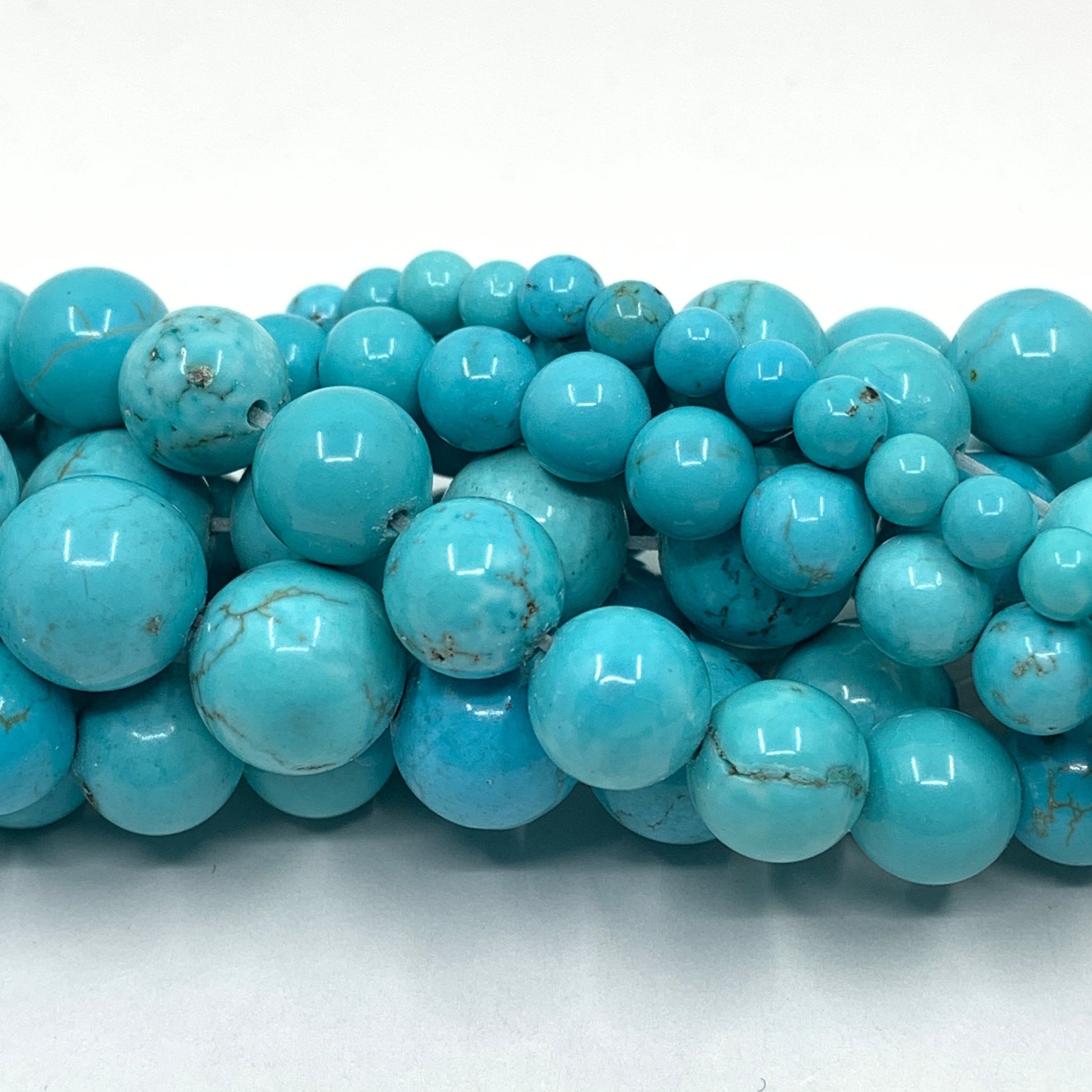 12mm Blue Turquoise Bead