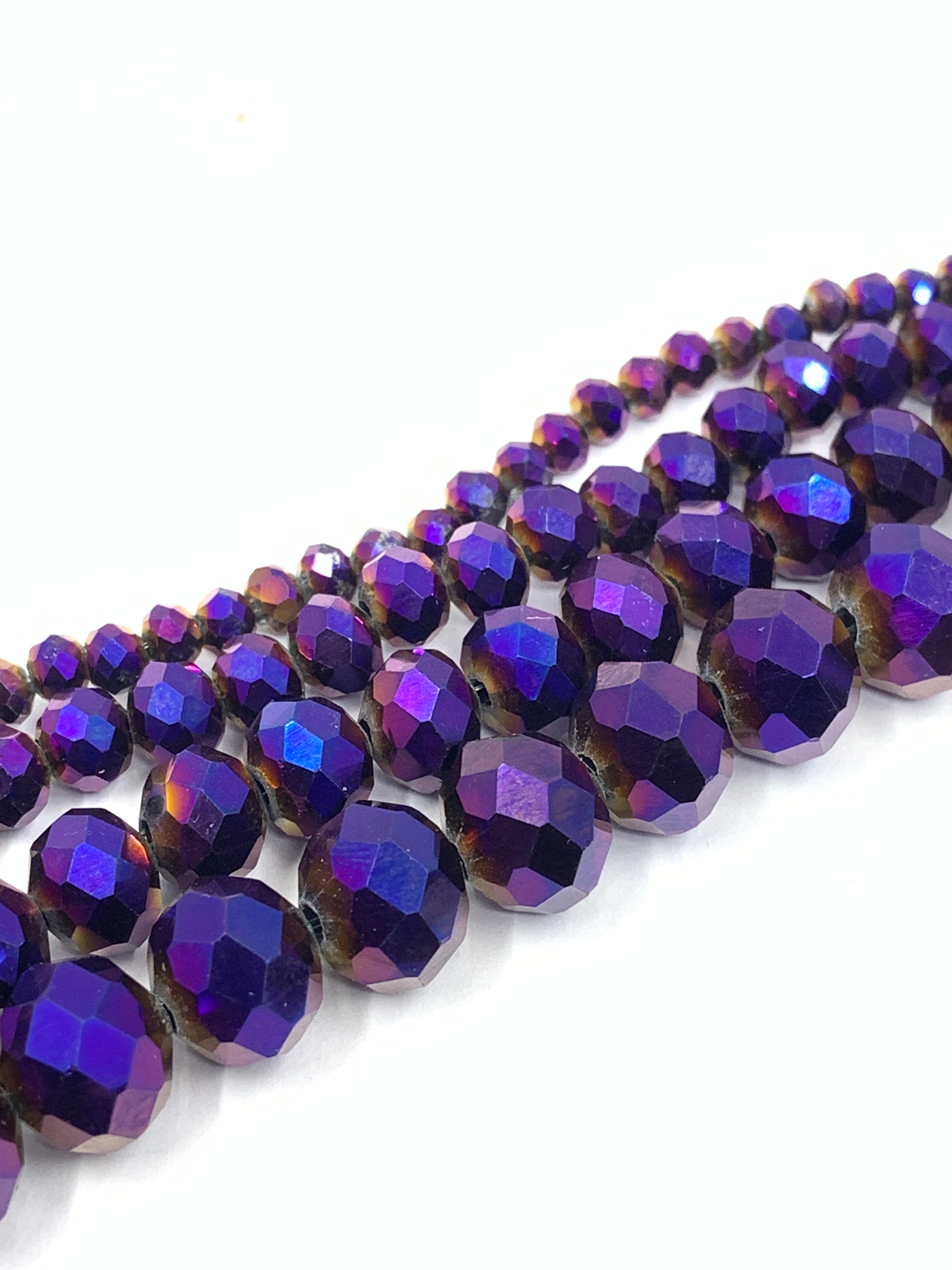 purple wholesale glass beads