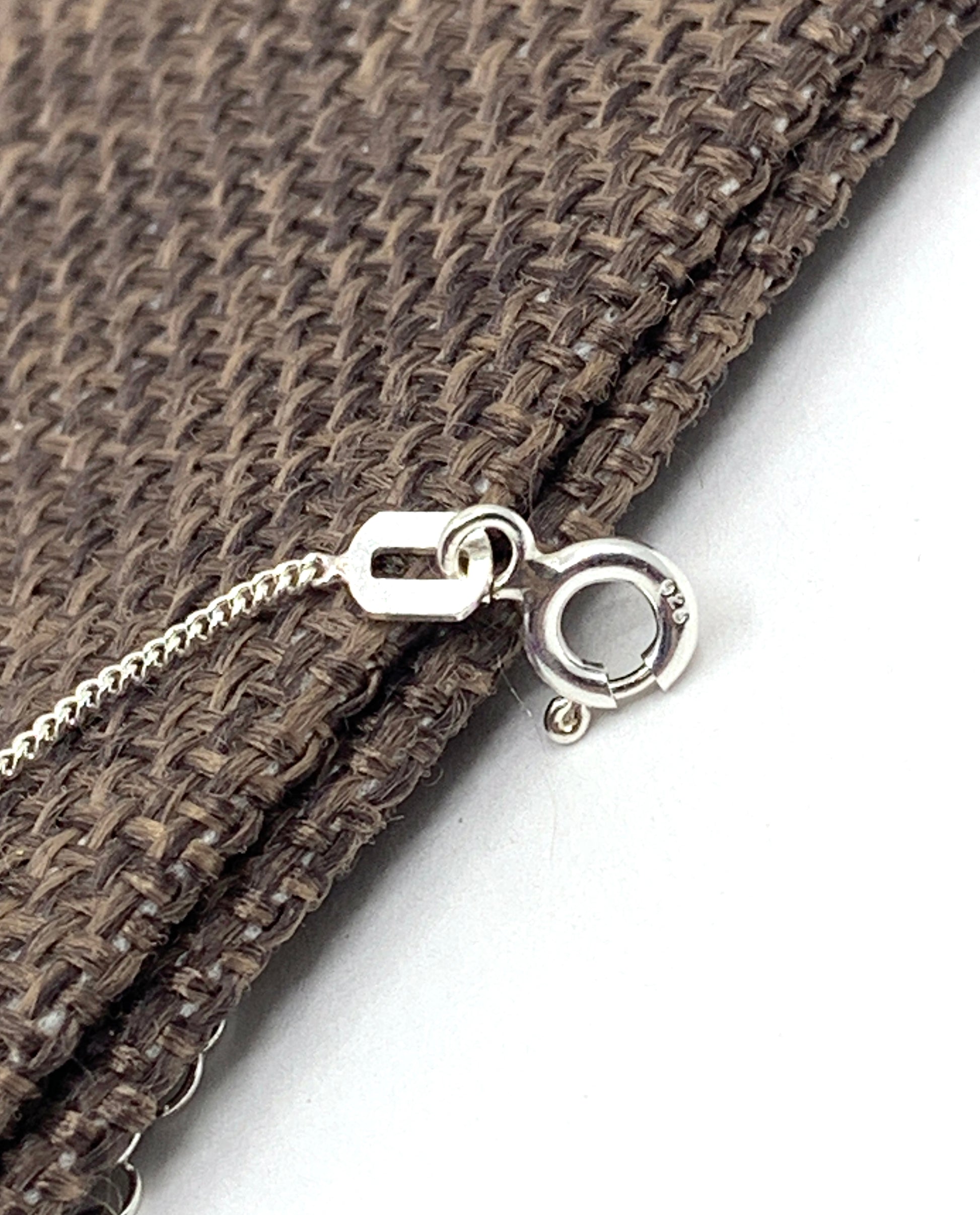Sterling silver evil eye anklet