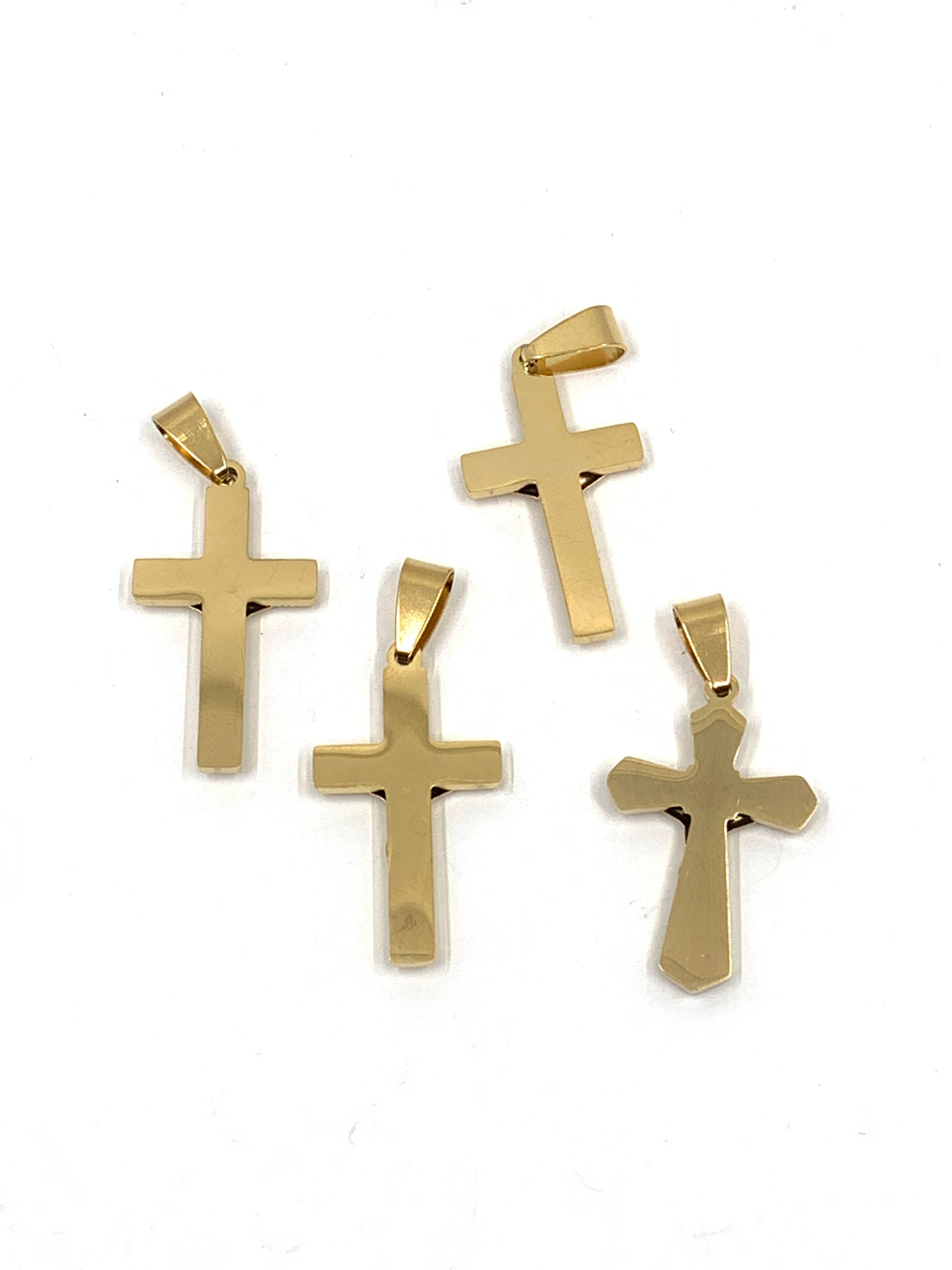 Stainless Steel Crucifix Cross Pendant