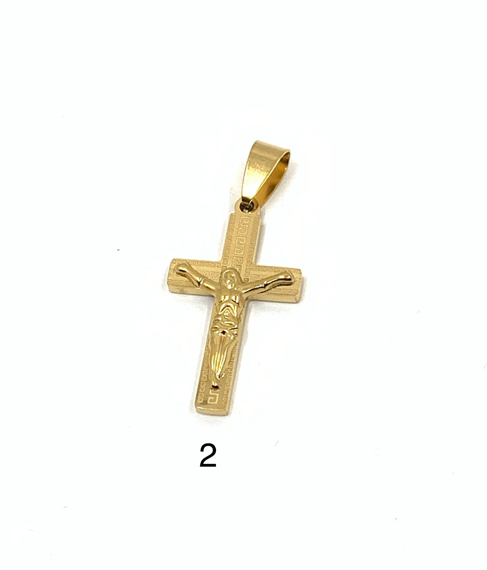 Stainless Steel Crucifix Cross Pendant