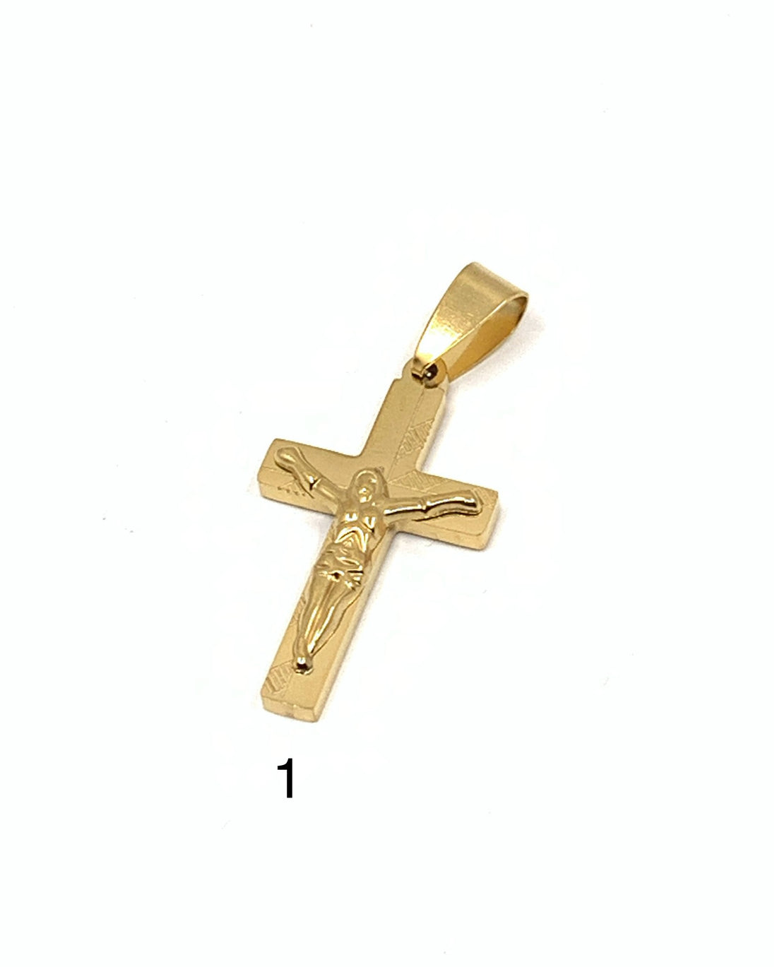 Stainless Steel Crucifix Cross Pendant