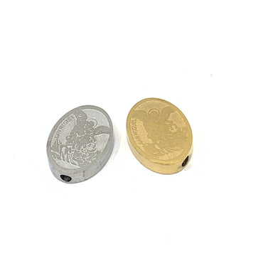 Stainless Steel San Miguel Bead in silver and gold color