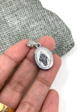Stainless Steel Miraculous Mary Medal Pendant