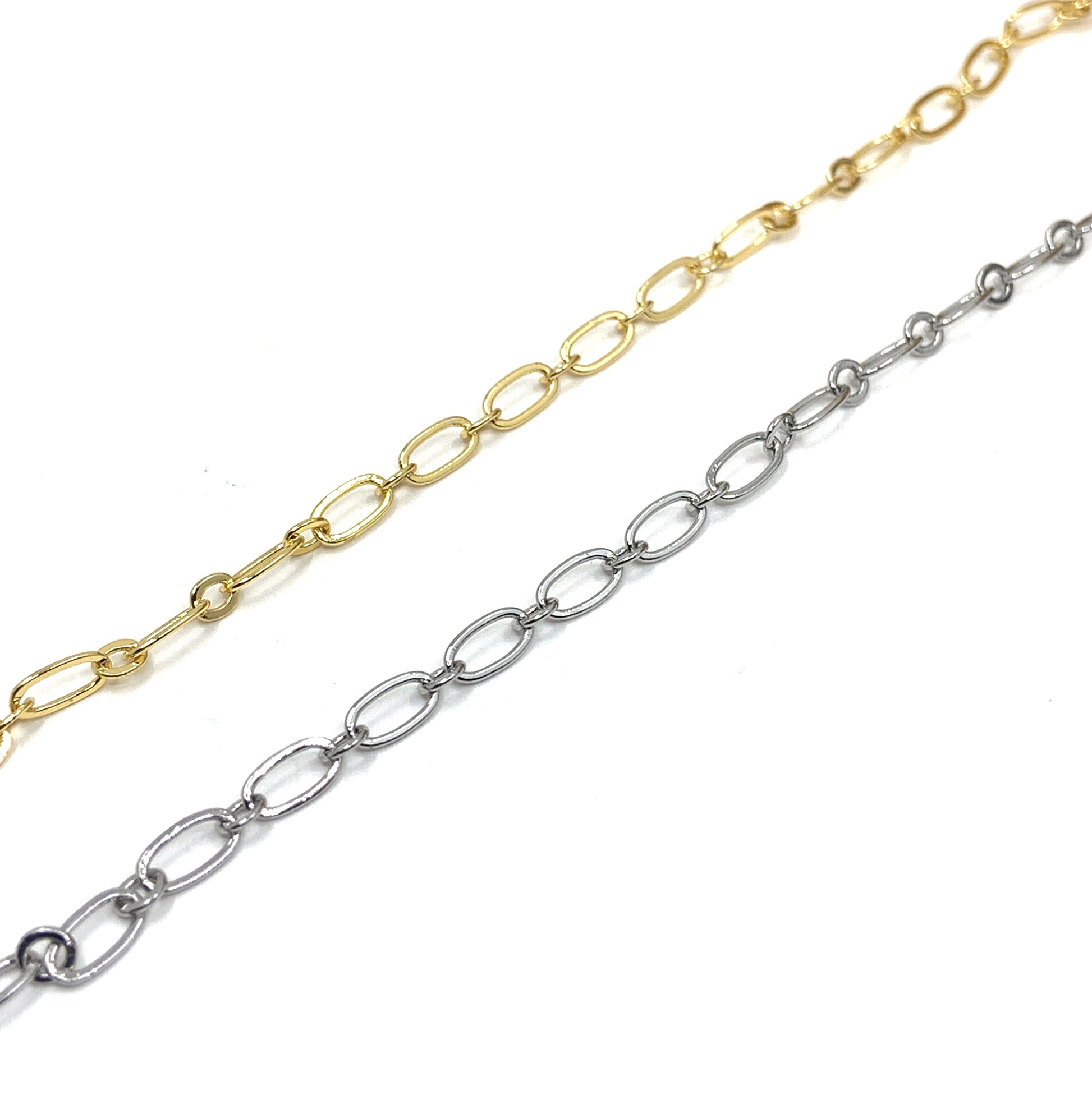 Unfinished Flat Cable Link Chain 
