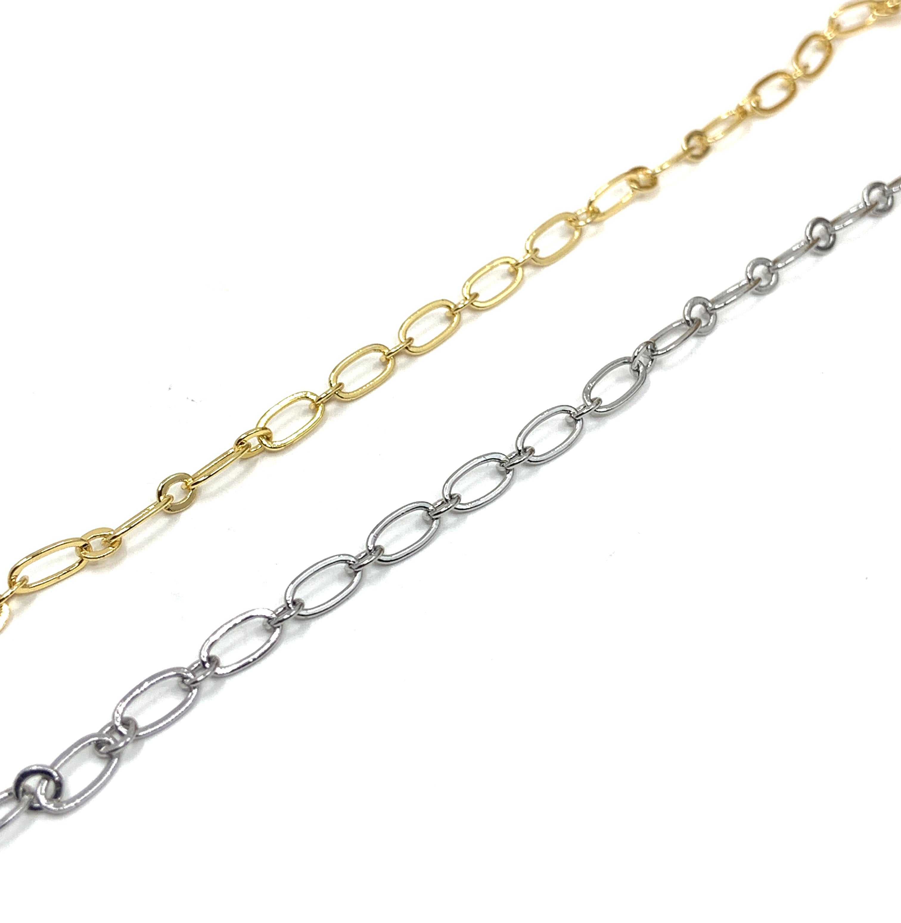Unfinished Flat Cable Link Chain 
