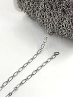 Flat Cable Link Chain in silver
