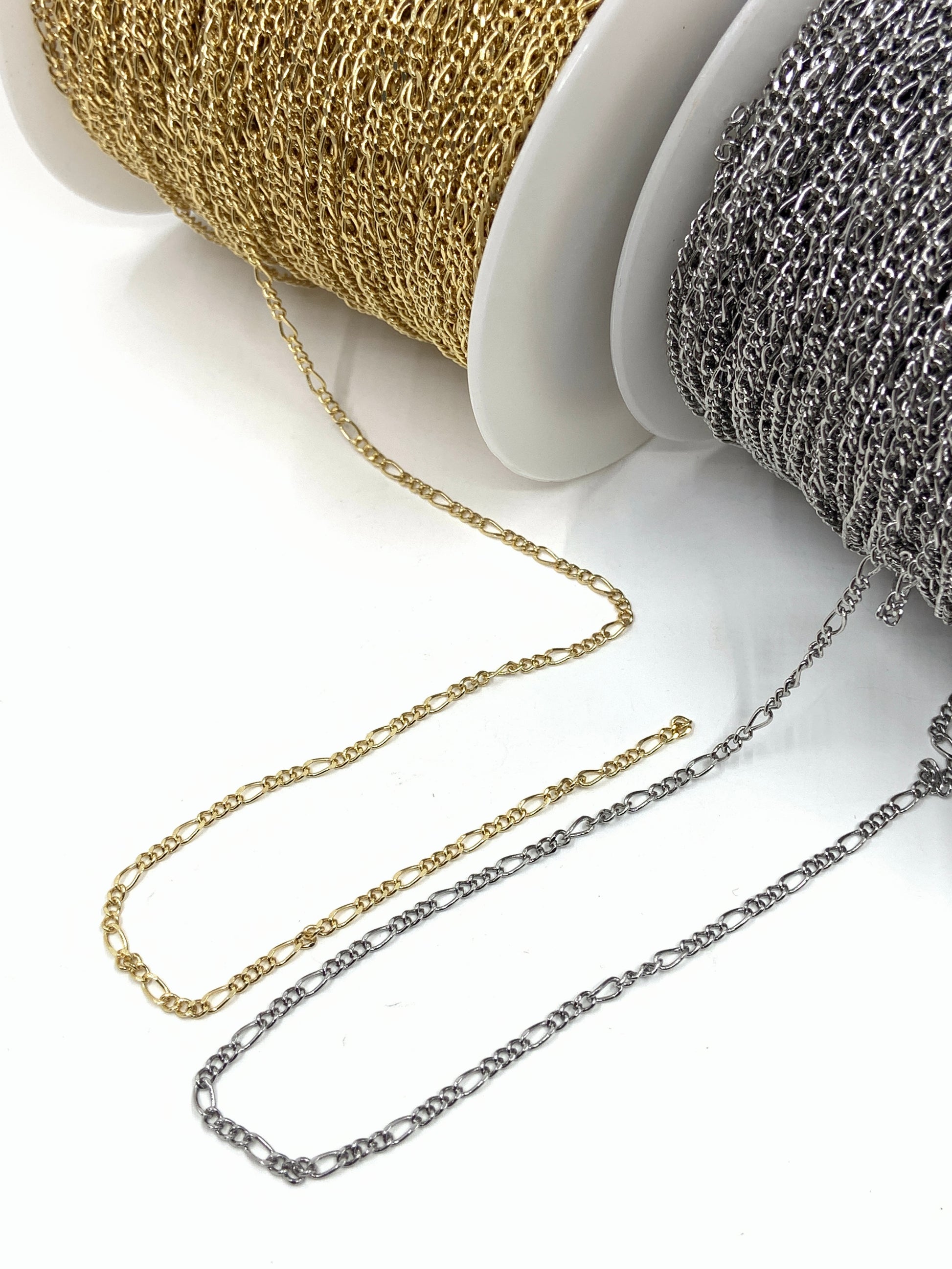 Unfinished Figaro Chain for bracelets & necklaces