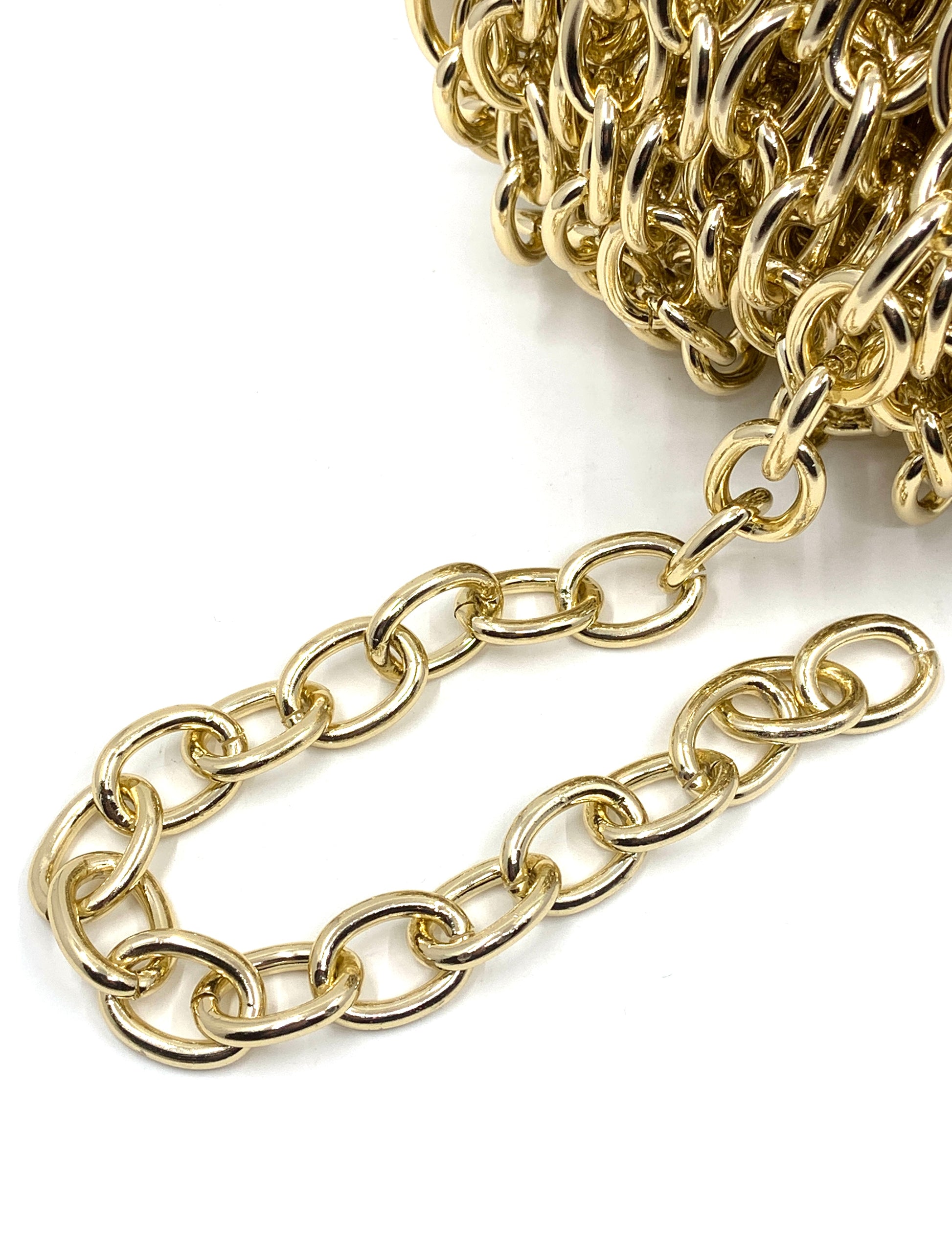 Unfinished Chunky Rolo Chain