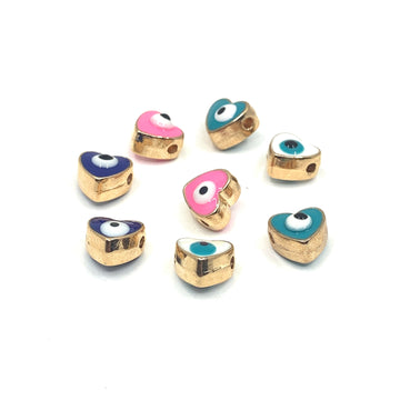 Evil Eye Bead, Heart Evil Eye