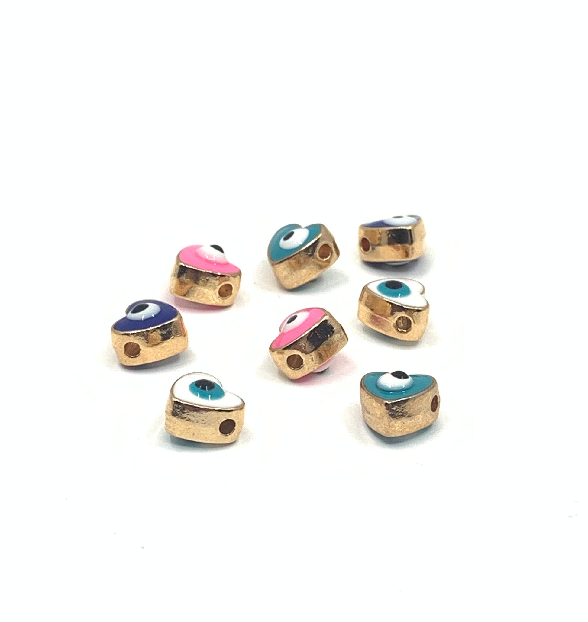 Evil Eye Bead, Heart Evil Eye