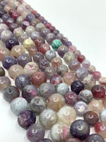 Plum Tourmaline beads