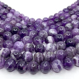 Chevron Amethyst Beads