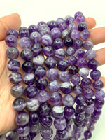 Chevron Amethyst Beads